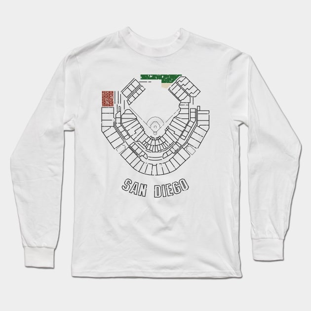 Petco Park Long Sleeve T-Shirt by kellyoconnell